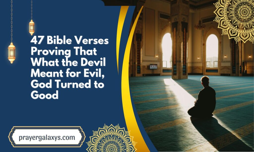 47 Bible Verses Proving That What the Devil Meant for Evil, God Turned to Good