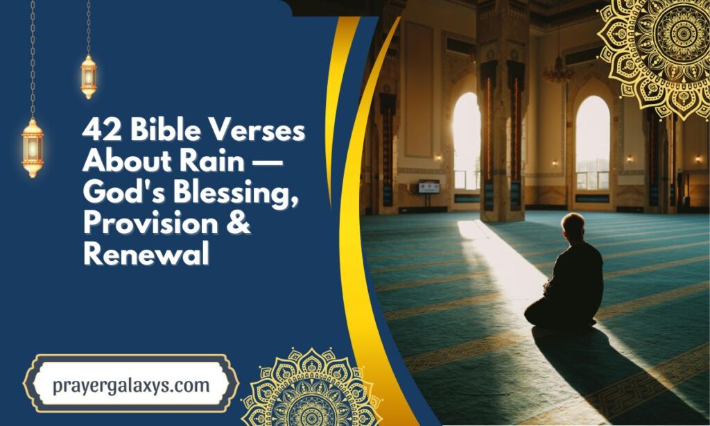 42 Bible Verses About Rain — God's Blessing, Provision & Renewal