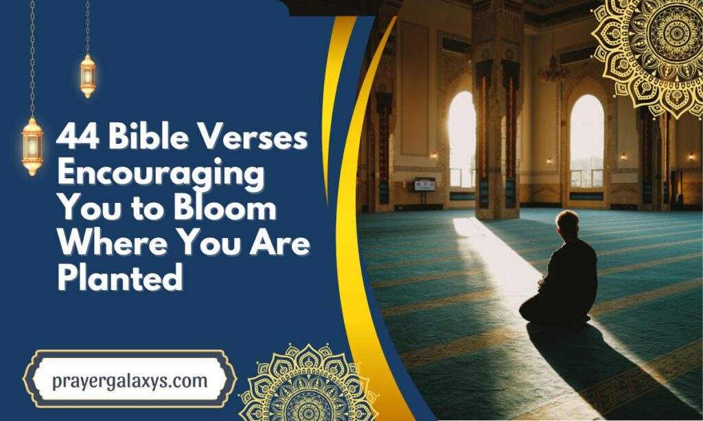 44 Bible Verses Encouraging You to Bloom Where You Are Planted
