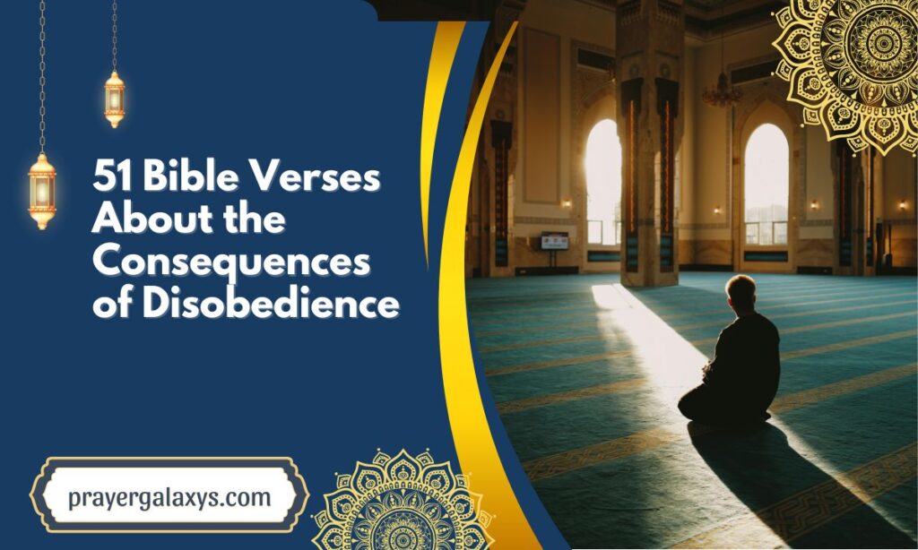 51 Bible Verses About the Consequences of Disobedience