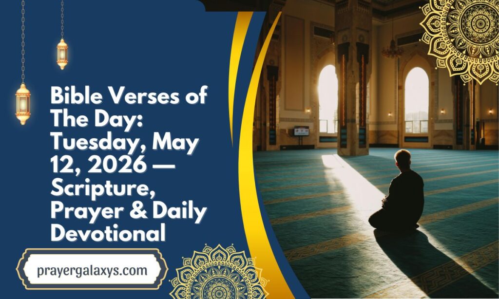 Bible Verses of The Day: Tuesday, May 12, 2026 — Scripture, Prayer & Daily Devotional