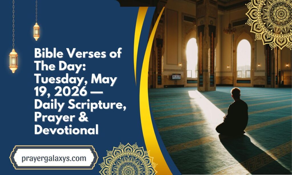Bible Verses of The Day: Tuesday, May 19, 2026 — Daily Scripture, Prayer & Devotional