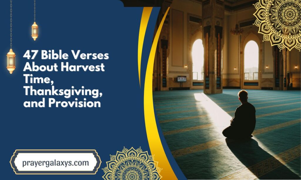 47 Bible Verses About Harvest Time, Thanksgiving, and Provision
